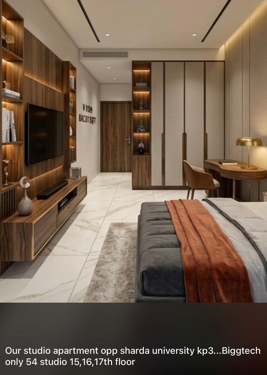 Studio apartment interior